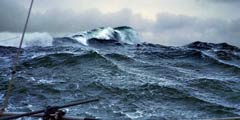 big wave in South Atlantic