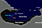 dorian bay map thumb