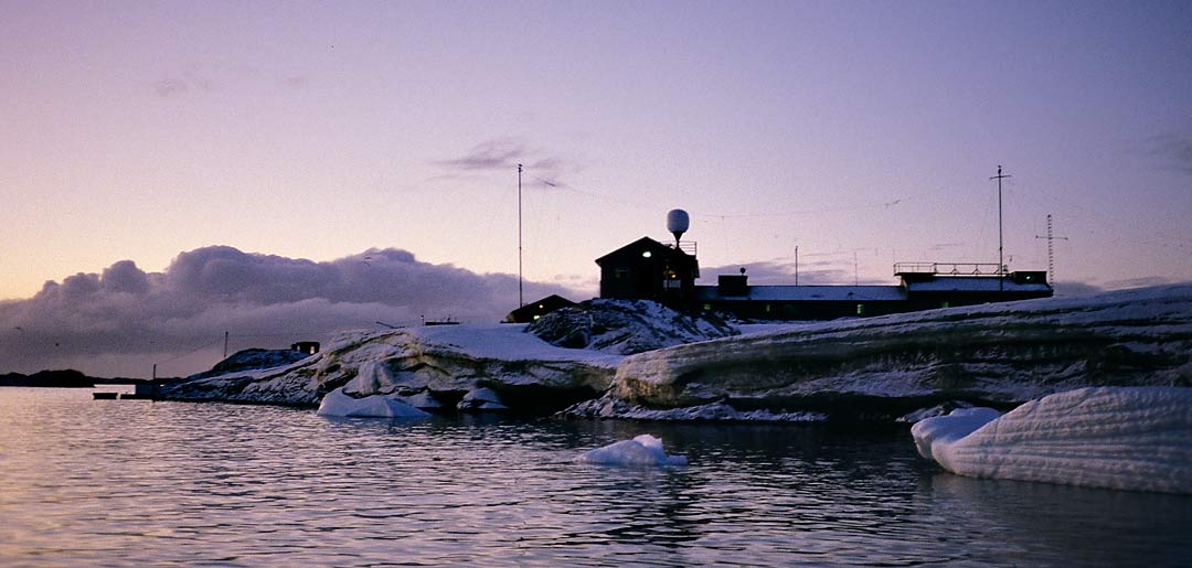 Sunset at Faraday Base