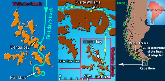 Cape Horn map