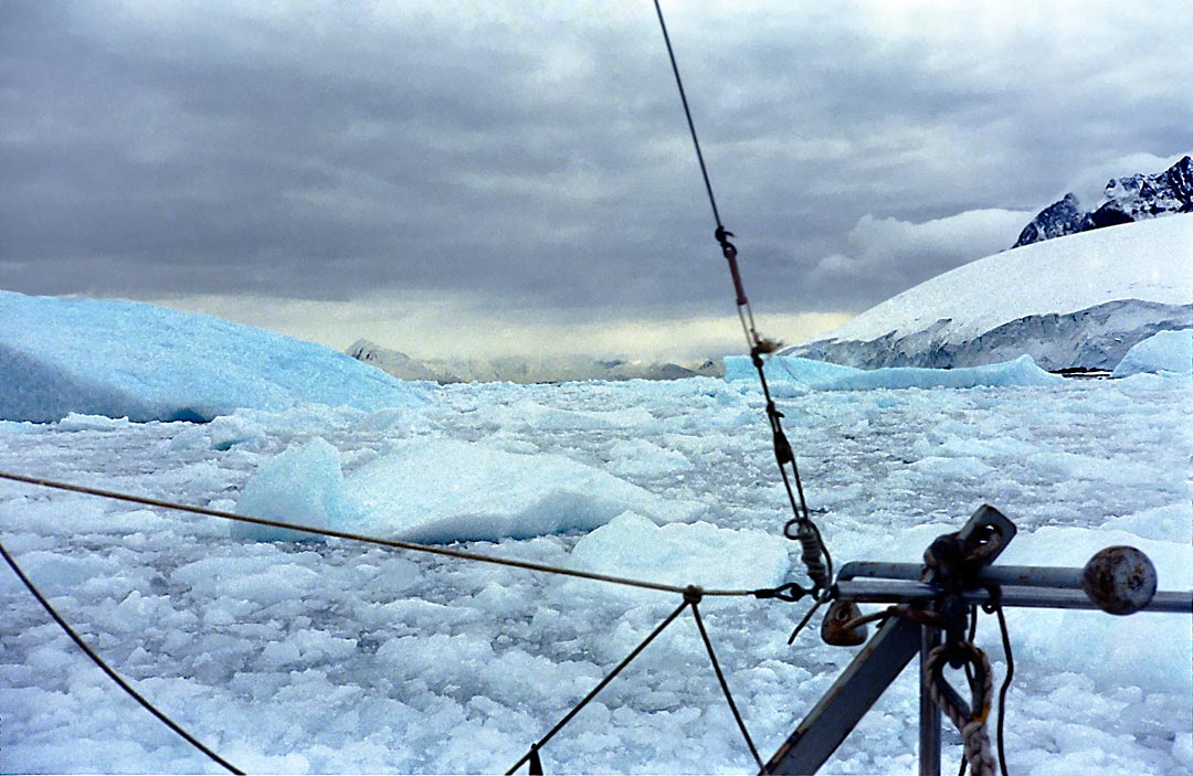 Full of ice in Lumaire Strait