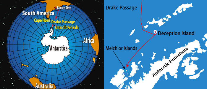 to Melchior island in the antarctic