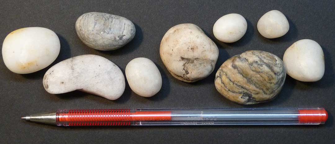 pebbles at usborne islands